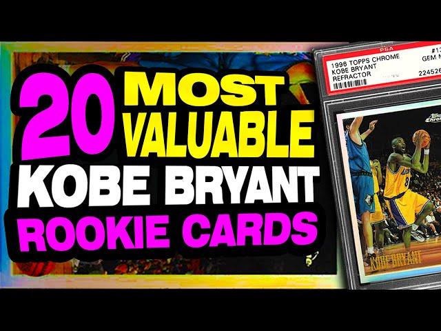 Top 20 KOBE BRYANT Rookie Cards to invest in before he gets into the Hall of Fame! #kobebryant