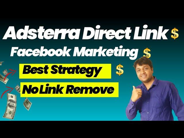 Adsterra Direct Link Facebook Marketing  Best Strategy  Facebook Link No Remove