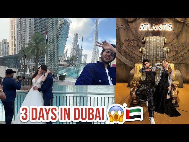 Exploring Dubai  ️| Shoot hogaya | 3 in 1 Vlog | Hussain Tareen