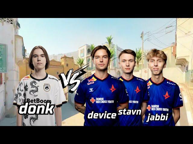 donk vs device+jabbi+stavn (Dust2) | FACEIT Ranked | May 6, 2024 #cs2 #pov