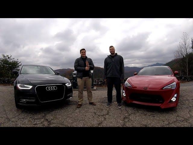 Audi A4 Quattro vs Scion FR-S (Tail of the Dragon)