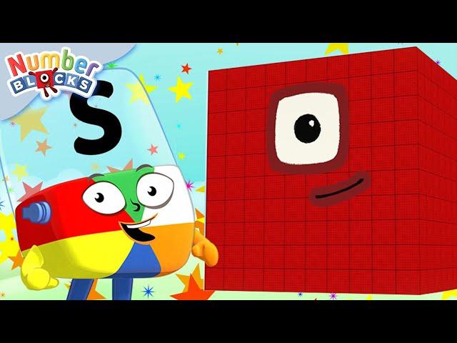 Learn to count & read | 4 hour of Alphablocks & Numberblocks Crossover - All Levels