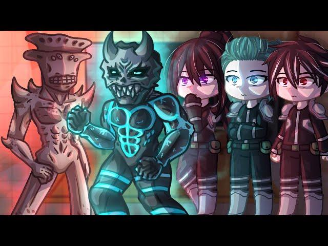 Defense Force React To Kaiju No 9 // Kaiju No 8 // Gacha React