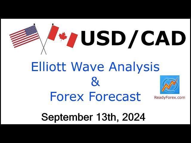 USD CAD Elliott Wave Analysis | Forex Forecast | September 13, 2024 | USDCAD Analysis Today