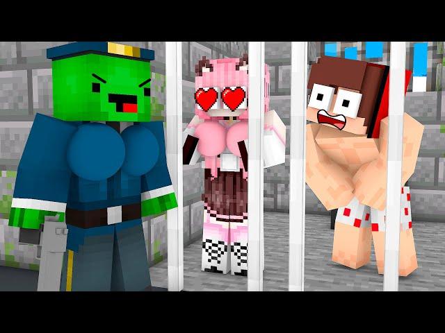 Mikey Police Girl JailBreak [Maizen Sisters Minecraft Minecraft Anime]