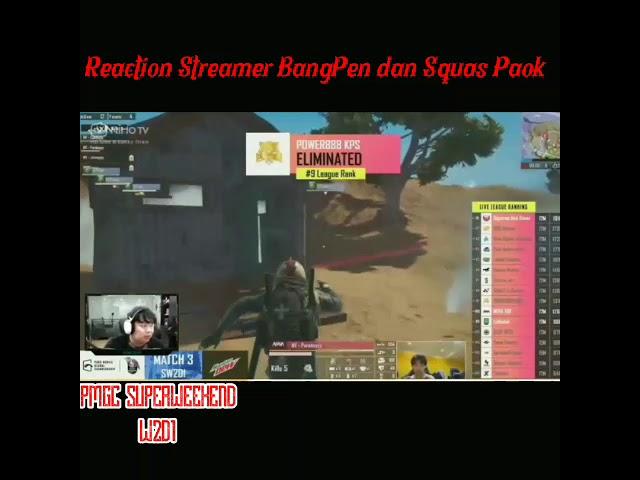 Reaksi streamer squad paok nobar PMGC