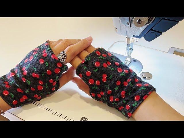  HOT  Show you how to sew fingerless gloves | Sewing Secrets for beginners