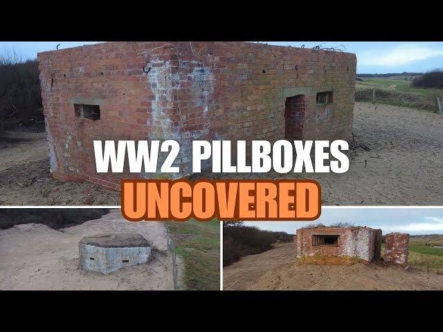 WW2 Pillboxes uncovered - Berrow, Somerset, UK