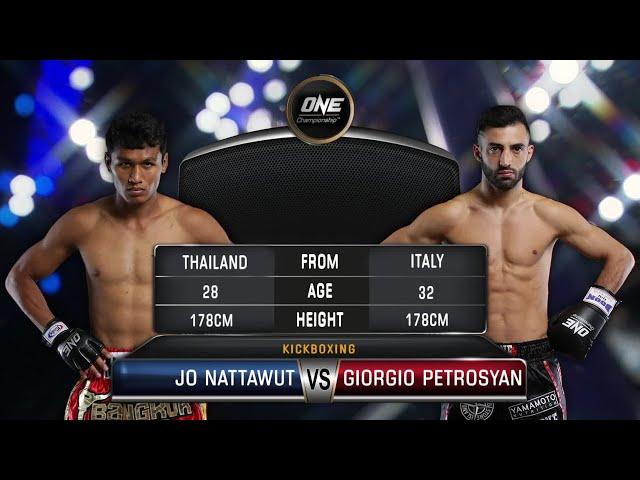 Giorgio Petrosyan vs. Smokin' Jo Nattawut | Full Fight Replay