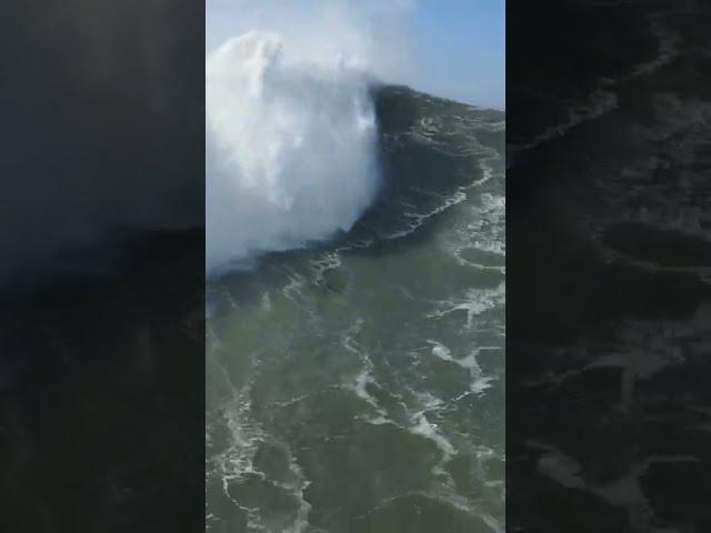 Monster Wave & Rescue At Nazare #Shorts