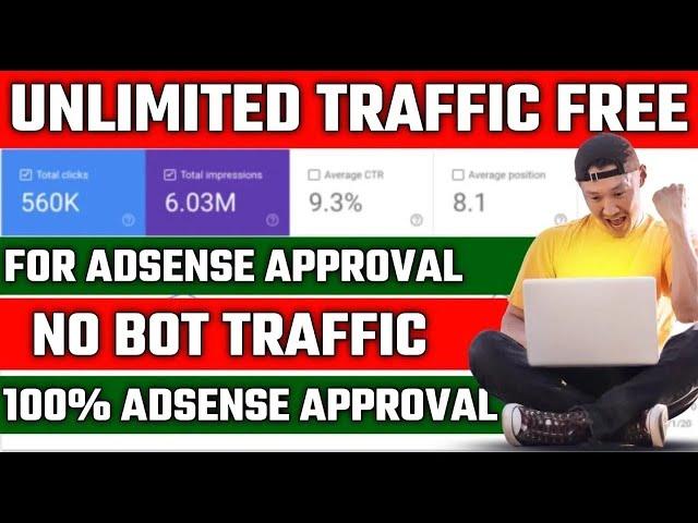 How to Get Organic Traffic For AdSense Approval | How to Get Free Traffic For Website 2025