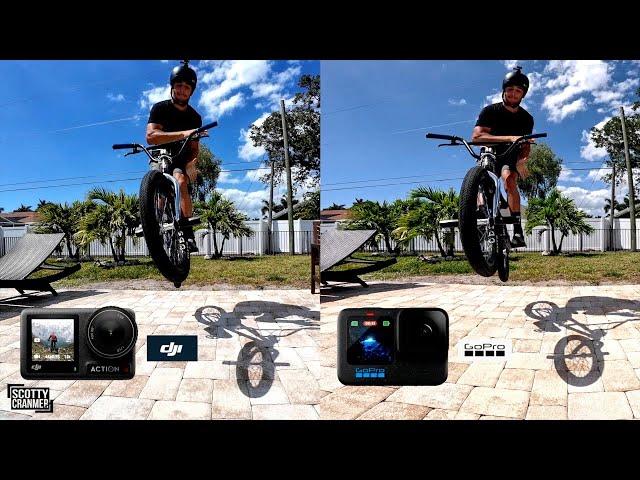 The Ultimate 2024 Action Camera Comparison For Bike Riding! | DJI Osmo Action 4 vs GoPro Hero 12