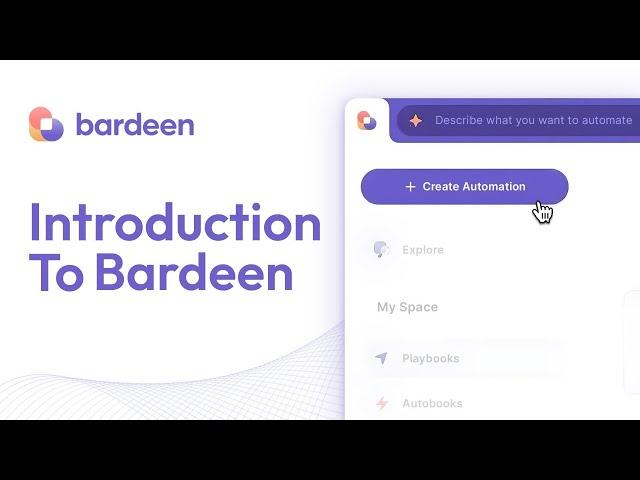 Bardeen 2.0 Tutorial: Introduction To Playbooks And Connecting Apps