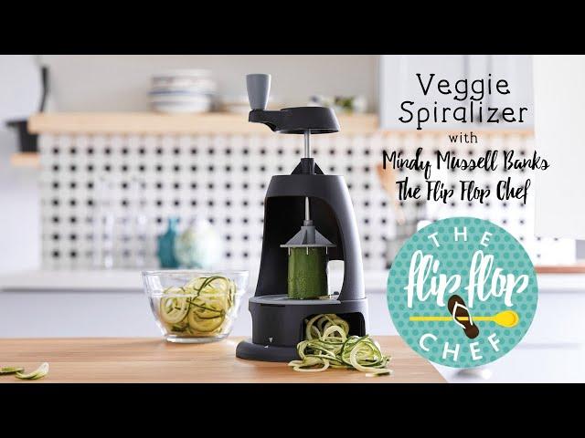 Pampered Chef's Veggie Spiralizer with The Flip Flop Chef!