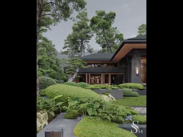 MODERN HOUSE WITH JAPANESE MOTIFS | СОВРЕМЕННЫЙ ДОМ С ЯПОНСКИМИ МОТИВАМИ | STUDIA 54