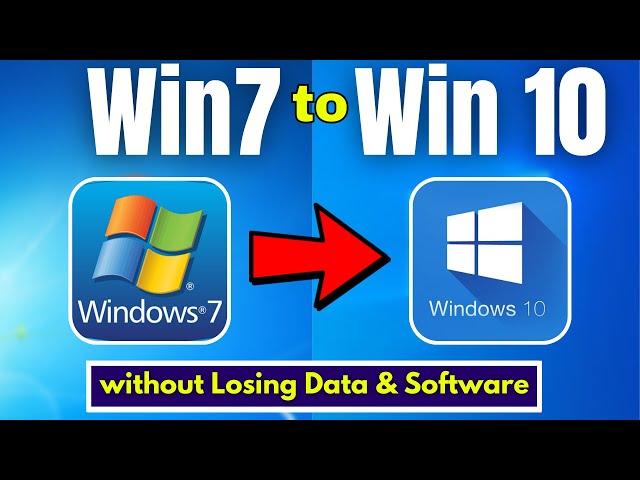 Upgrade From Windows 7 to Windows 10 for FREE in 2024 | It's Easy, Fast & FREE