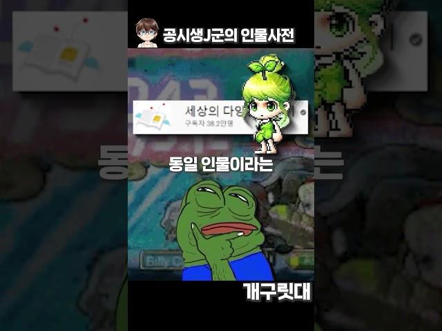 메이플 녹색 덜렁이 개구릿대 TMI