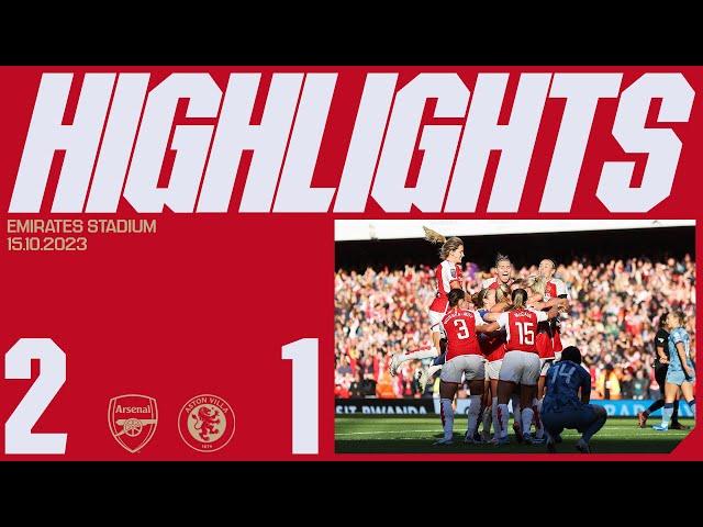 HIGHLIGHTS | Arsenal vs Aston Villa (2-1) | McCabe, Russo score in stoppage time to secure comeback!