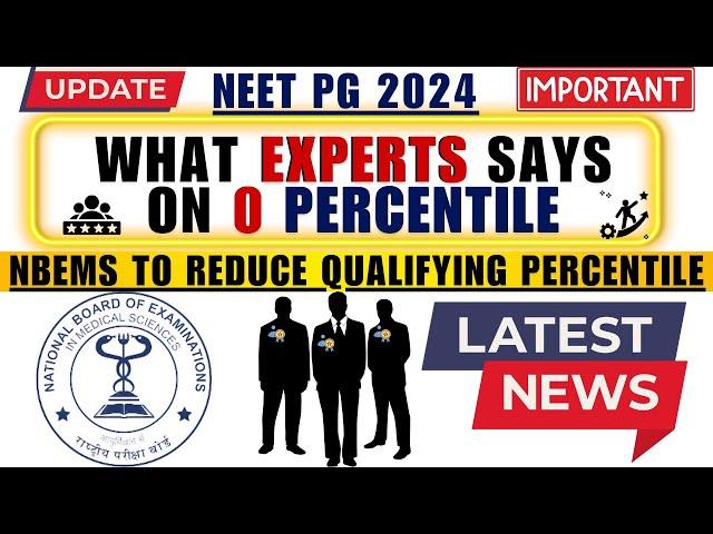 "NEET PG 2024 Cutoff Reduced? Experts Debate NBEMS Plan: Filling Seats or Compromising Quality?"