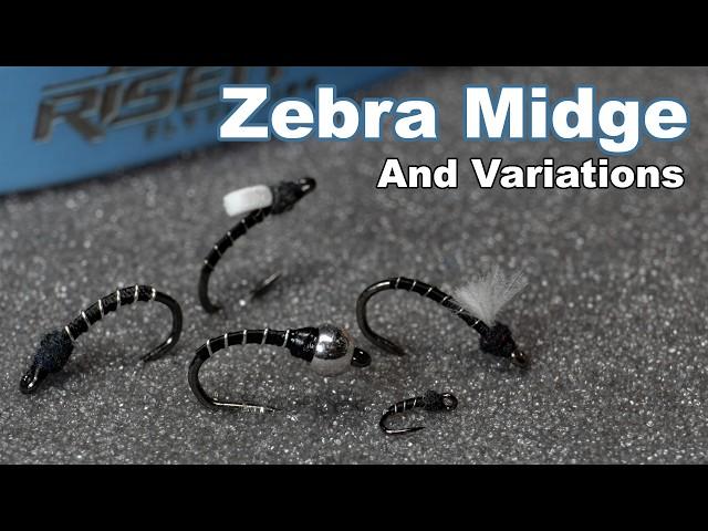 Zebra Midge - With some Variations - Midge Fishing Fly