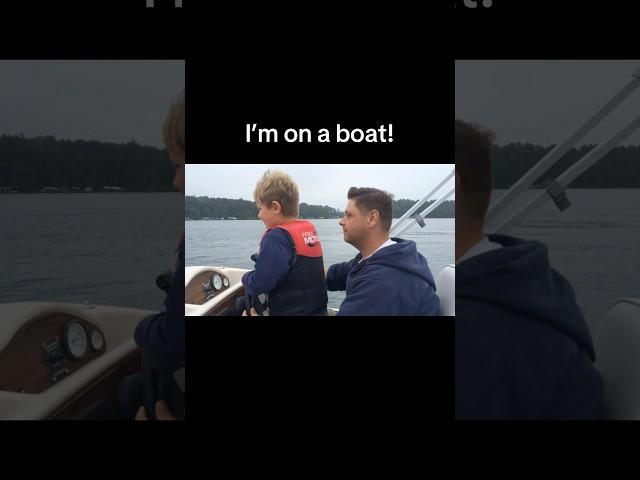 I’m on a boat!