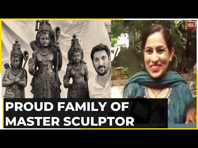 1st Reaction Of Sculptor Arun Yogiraj's Family Whose Idol Has Been Selected For Ayodhya's Ram Mandir