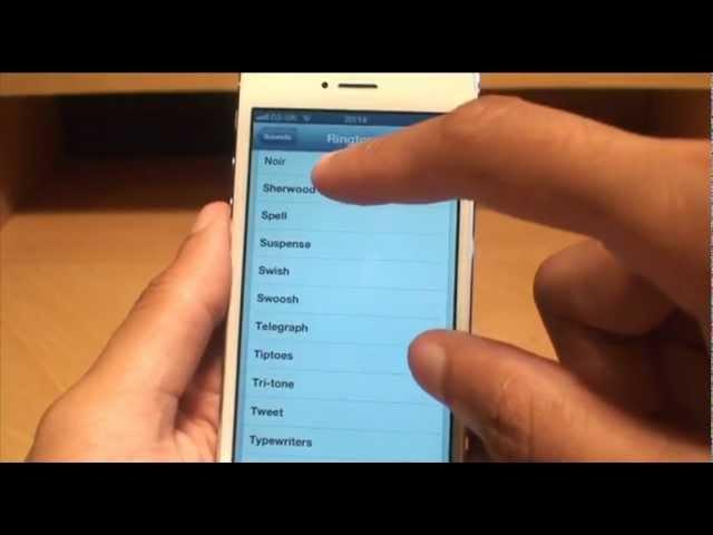 iPhone 5 Ringtones / Tones Out of the Box iOS6