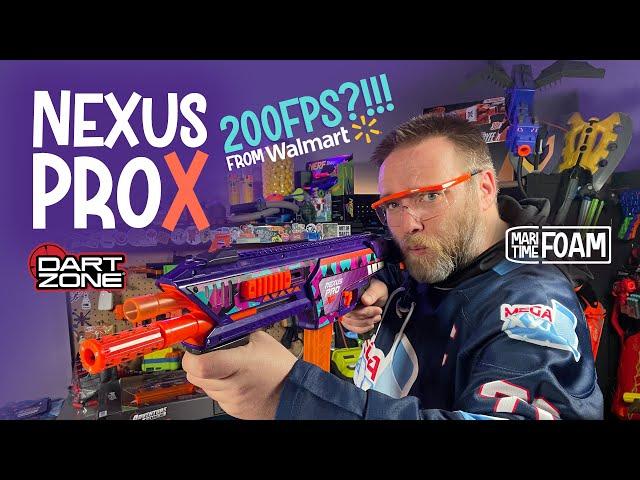 200 FPS from Walmart?! Adventure Force Nexus Pro X by Dart Zone Review and Unboxing!