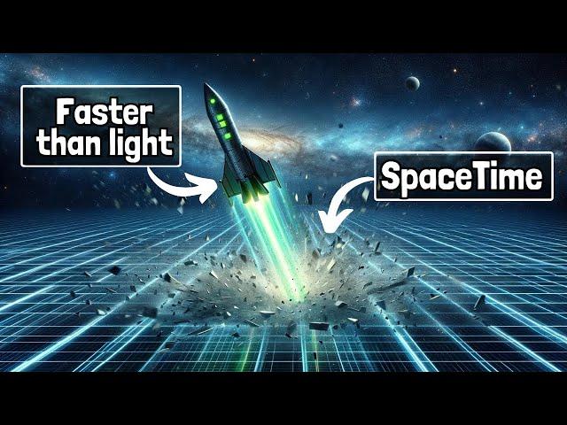 Why do faster than light signals break spacetime?