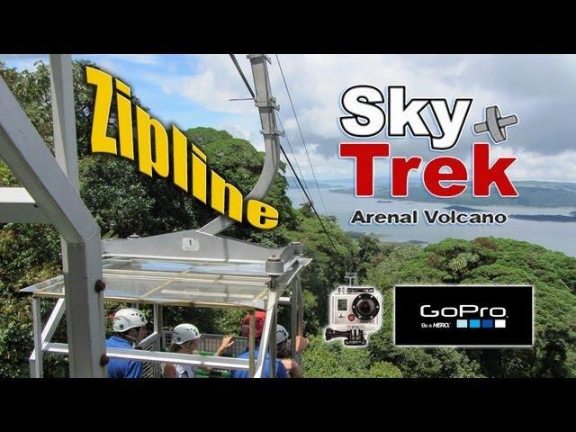 Zipline Sky Trek: Arenal National Park, Costa Rica - GoPro Hero2