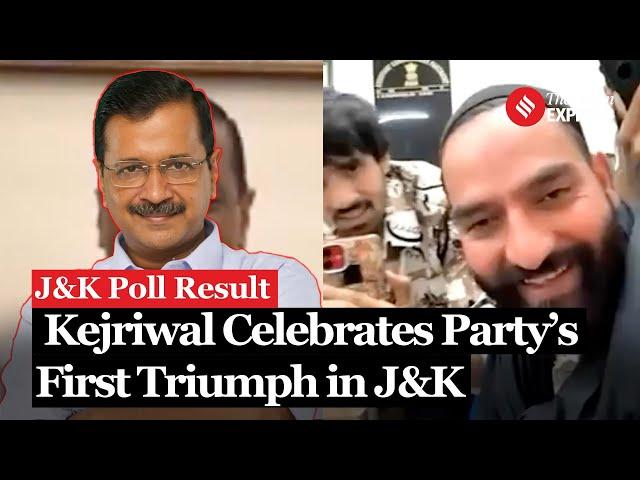 J&K Poll Verdict : Arvind Kejriwal Applauds Mehraj Malik for AAP’s Historic Breakthrough in J&K