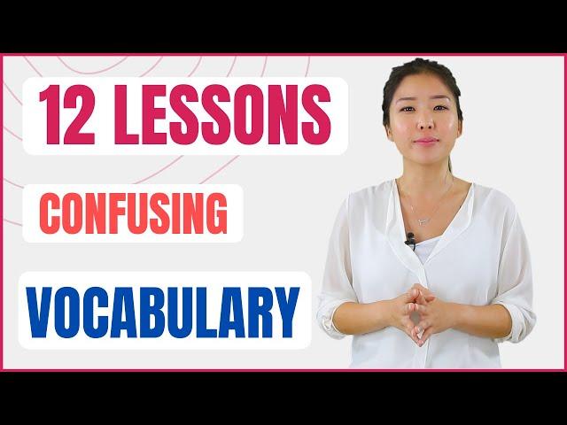 12 Vocabulary Lessons | Learn How to Use Words, Meanings, Pronunciation