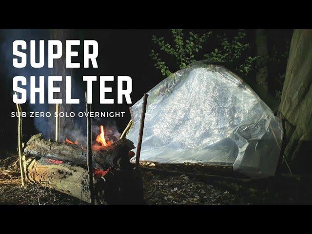 Mors Kochanski Style Super Shelter • Sub Zero Winter Camping • Thermal SURVIVAL Shelter