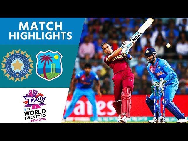 Simmons & Russell Upset Hosts! | India vs West Indies | ICC Men's #WT20 Semi-Final 2016 - Highlights