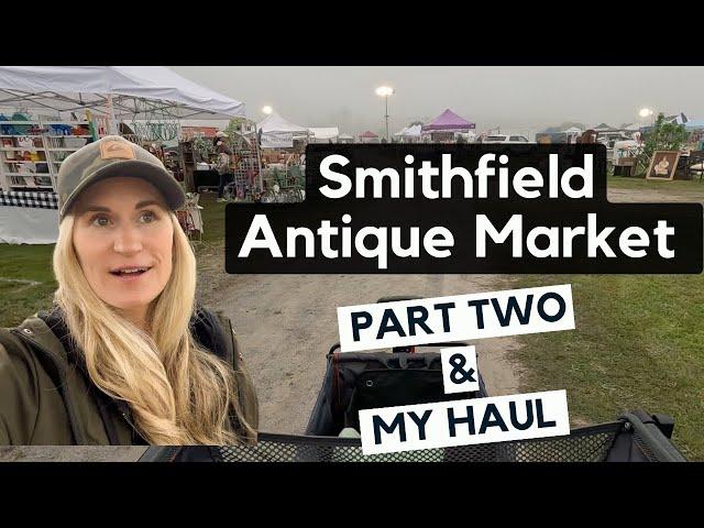 PART TWO This Antique Market was DOUBLE the size of last year...Shop with Me!