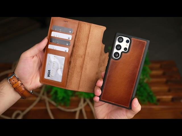 TORONATA Buffalo Samsung Galaxy S24 Ultra Leather Wallet Case: Unboxing and Review