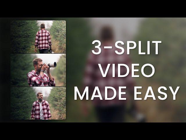 How to make a 3 split video