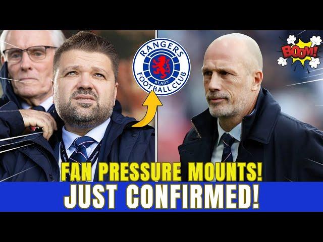 BREAKING NEWS! BUSY DAY! CLEMENT'S DISMISSAL! RANGERS FC