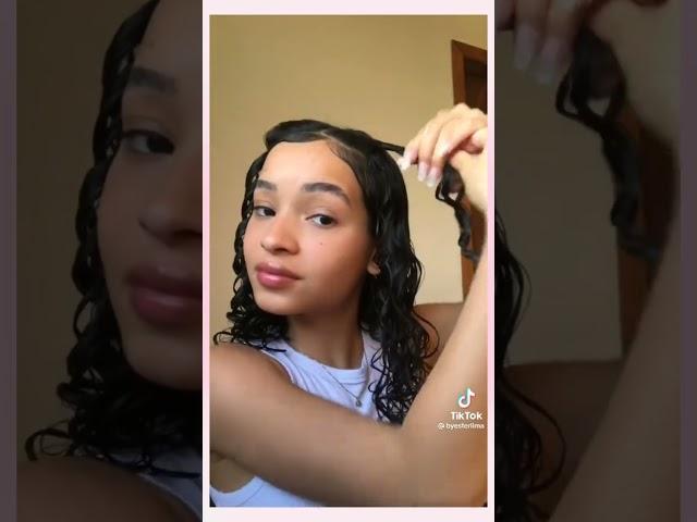 PENTEADO PARA CABELO CACHEADO (#fypシ) (#curlyhair) (#angelpink)