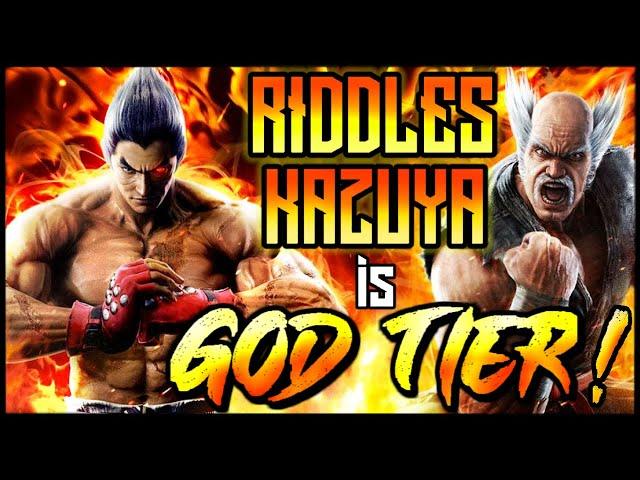 RIDDLES KAZUYA is GOD TIER! | #1 Kazuya Combos & Highlights | Best Kazuya | Smash Ultimate