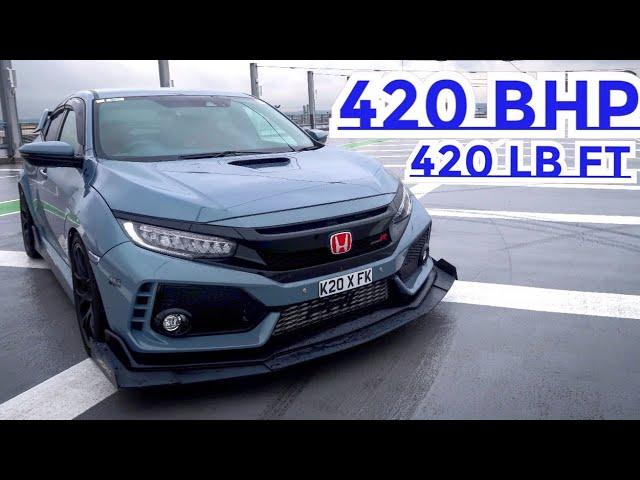 *420 BHP* MODIFIED HONDA CIVIC TYPE R *FK8* BOUNCING REVS & BANGING GEARS LIKE OLD SCHOOL HONDAS