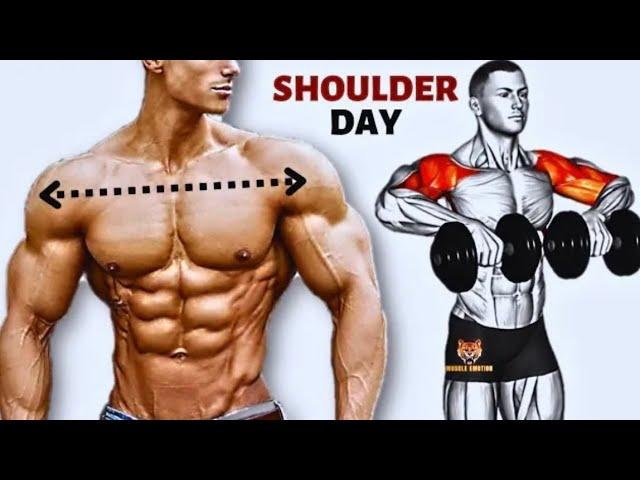 SHOULDER WORKOUT WITH DUMBBELLS | BEST DUMBBELL SHOULDER EXERCISES - Unseen Fitness Vision