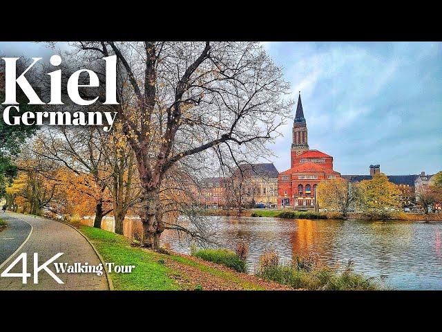 Kiel, Germany  - Walking Tour November 2022 - 4K Ultra HD