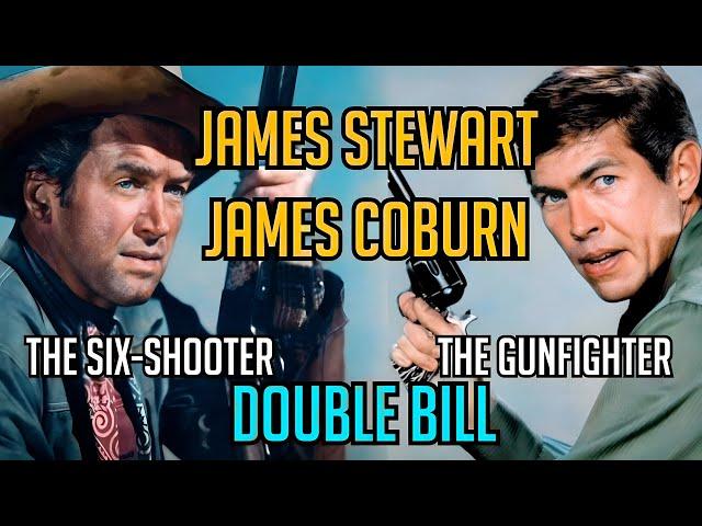 James Stewart! James Coburn! Western Double Feature! The Six-Shooter & The Gunfighter! Free Westerns