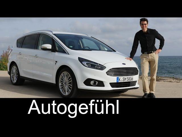 All-new Ford S-MAX 2016 MPV test driven FULL REVIEW - Autogefühl