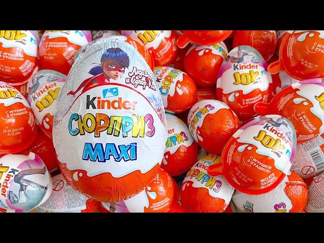 Yummy Kinder MAX ledibag Kinder Joy Chocolate, Kinder Surprise Candy opening video ASMR Videos