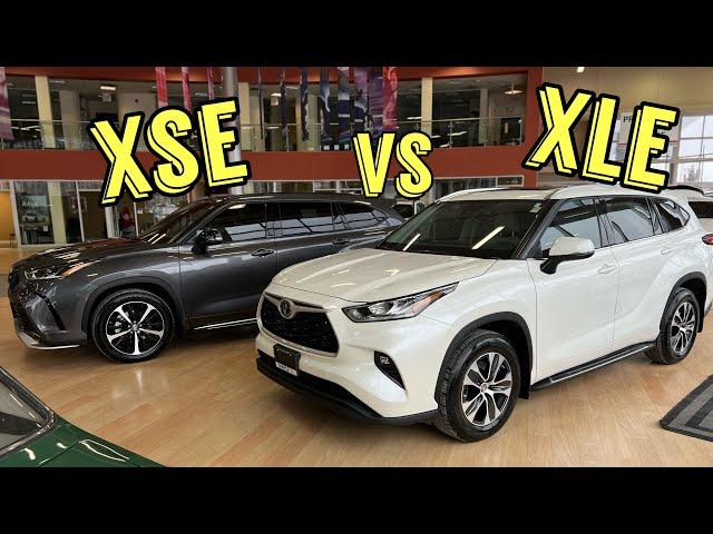 2022 Toyota Highlander XSE VS Highlander XLE! Which is better!?