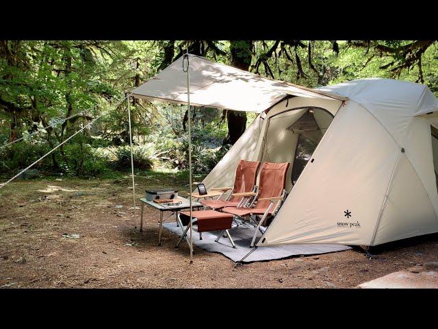 Camping with our Snow Peak Alpha Breeze Tent in the Olympic National Park