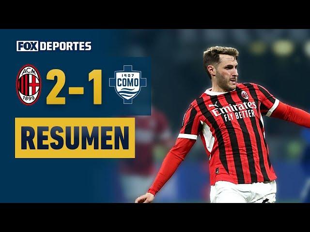  ¡REMONTADA DE LOS ‘ROSSONERI’! | Milan 2-1 Como | Serie A en FOX 2025 | Jornada  29 | HIGHLIGHTS