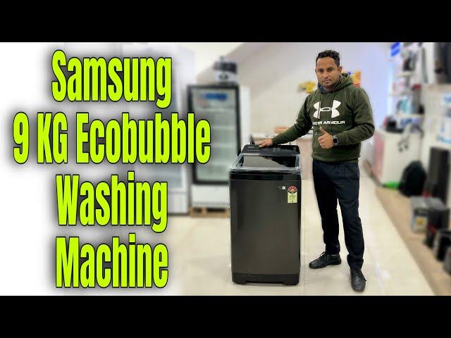 Latest Samsung Ecobubble 9 KG Top Loading Fully Automatic Washing Machine | Demo and Review